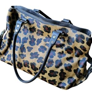 BODEN VINTAGE HAIRON PONY FUR SATCHEL